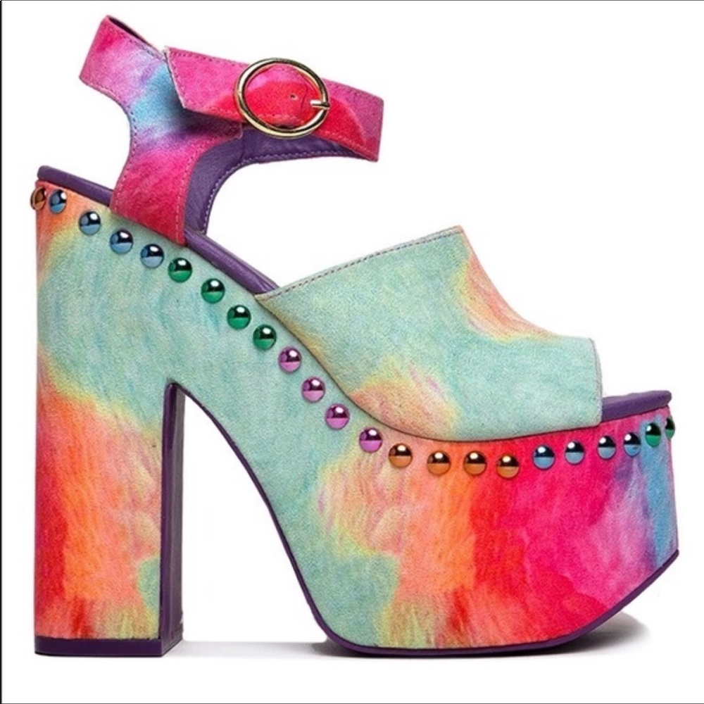 YRU Fashionable Rainbow Heels🌈😍